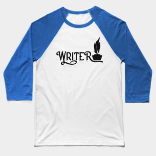 Poet Author Writing Writer Baseball T-Shirt